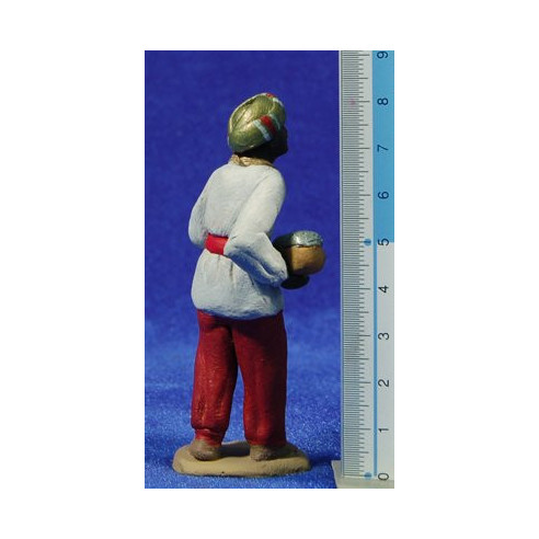 Re magi adorazione 8 cm terracotta dipinte Delgado