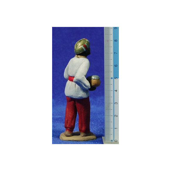 Re magi adorazione 8 cm terracotta dipinte Delgado