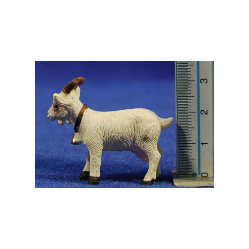 Cabra blanca 8 cm resina