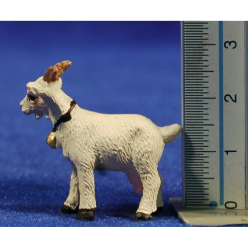 Capra bianca 6 cm resina