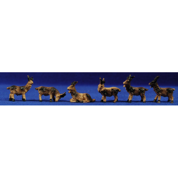 Grupo cabras 8 cm resina