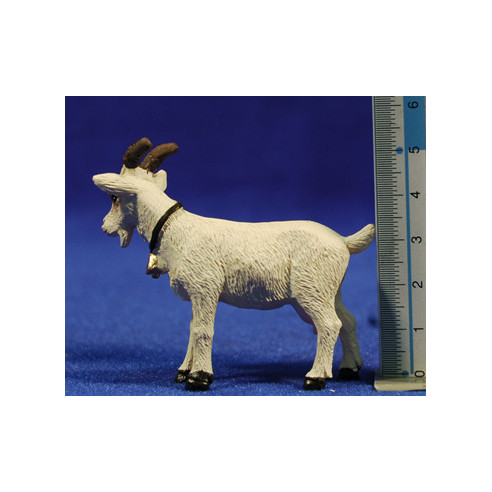 Cabra blanca 12 cm resina