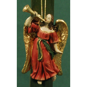 Angels musician trumpet  8 cm resin