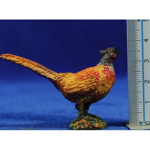 Two pheasant 10 cm resin