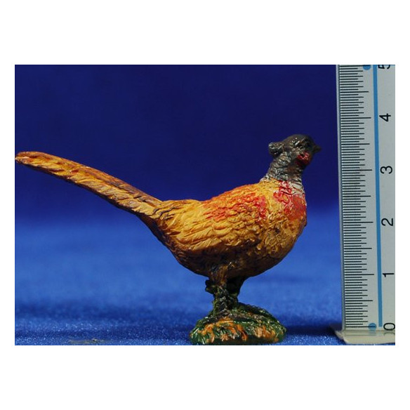 Two pheasant 10 cm resin