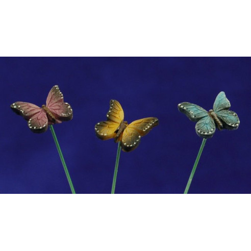 Papallona 30 cm resina