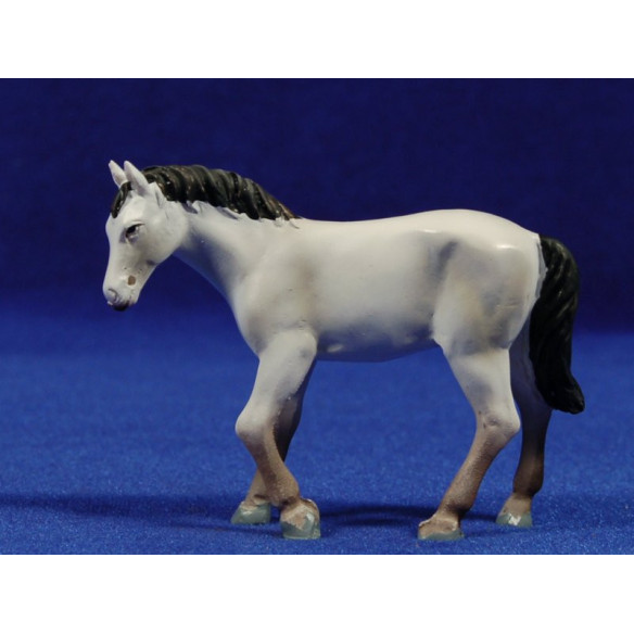 Cavallo bianco 8 cm resina