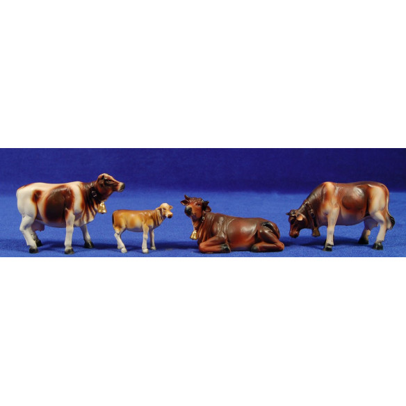 Grup quatre vaques 8 cm resina