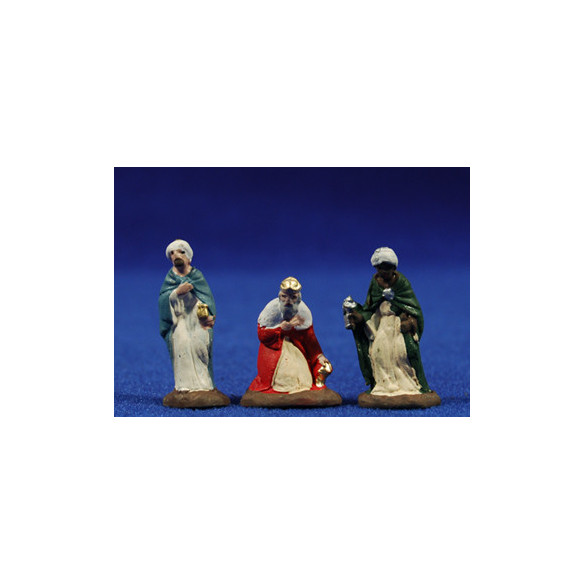 Kings 3 cm clay painted