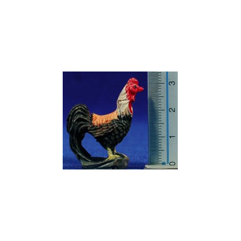 Grupo dos gallinas y gallo 8 cm resina