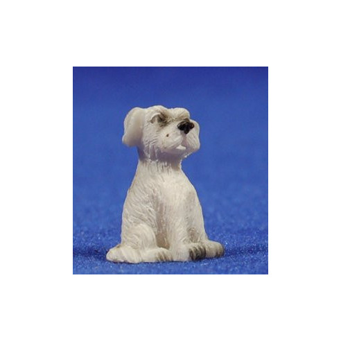 Cane seduto 7 cm resina