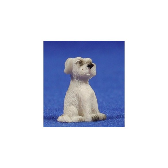 Cane seduto 7 cm resina