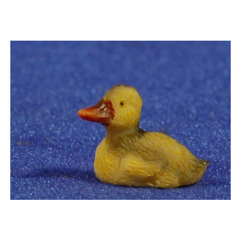 Pato nadando 8 cm resina