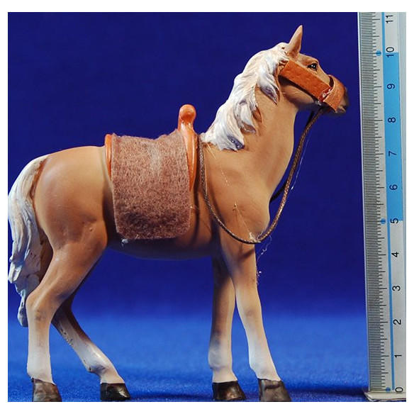 Cavall amb poltre 10 cm resina