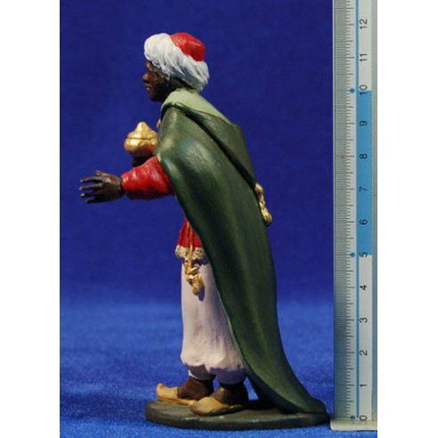 Kings addoring 12 cm clay painted Artdemirs