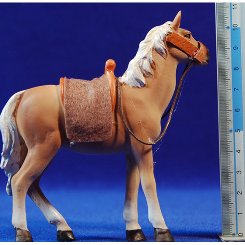 Caballo con potro 10 cm resina