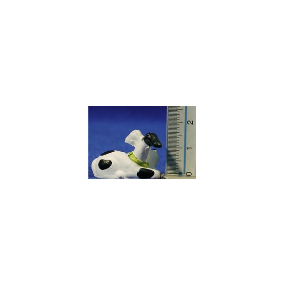 Gos assegut infantil 8 cm resina