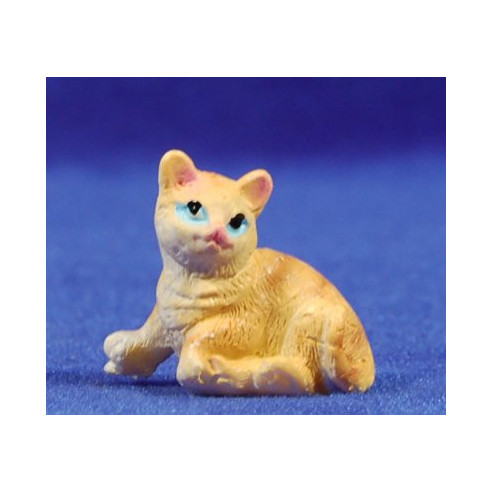 Cat 12 cm resin