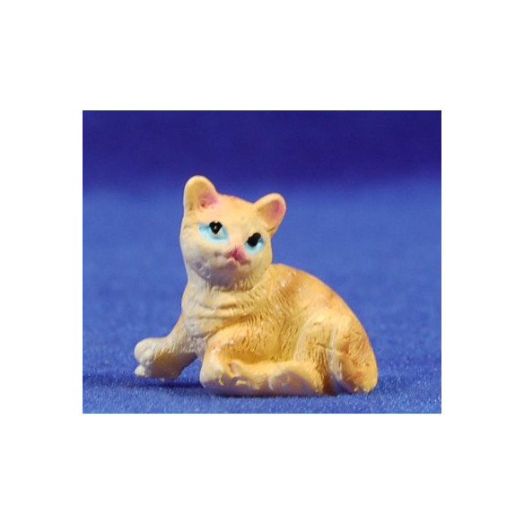 Cat 12 cm resin