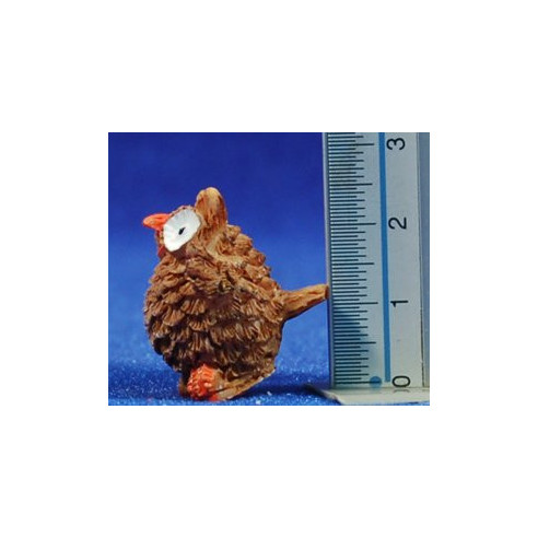 Gufo bambini m2 8 cm resina