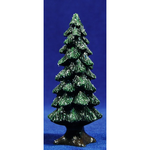 Abete verde nevicato 10 cm  resina