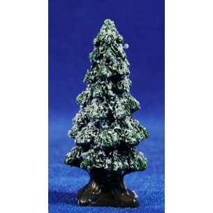 Abete verde nevicato 6 cm  resina