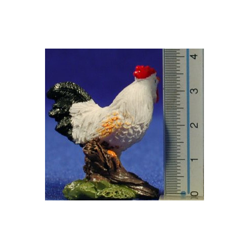 Gallo 10 cm resina