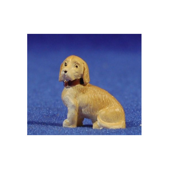 Cane seduto 8 cm resina