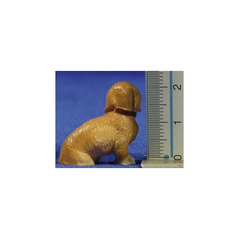 Cane seduto 8 cm resina