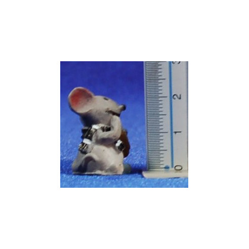 Ratón infantil 16 cm resina