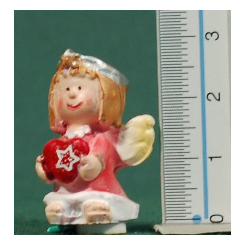 Gruppo quattro angeli in piedi  2,5 cm resina