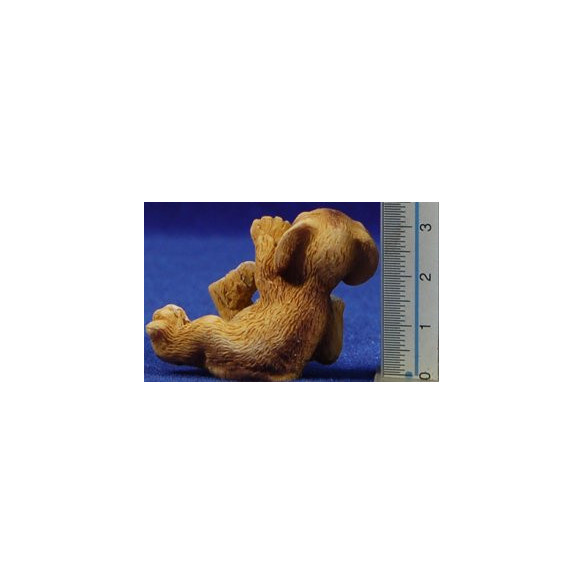 Perro sentado infantil 12 cm resina