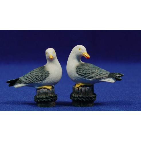 Sea gull 15 cm resin