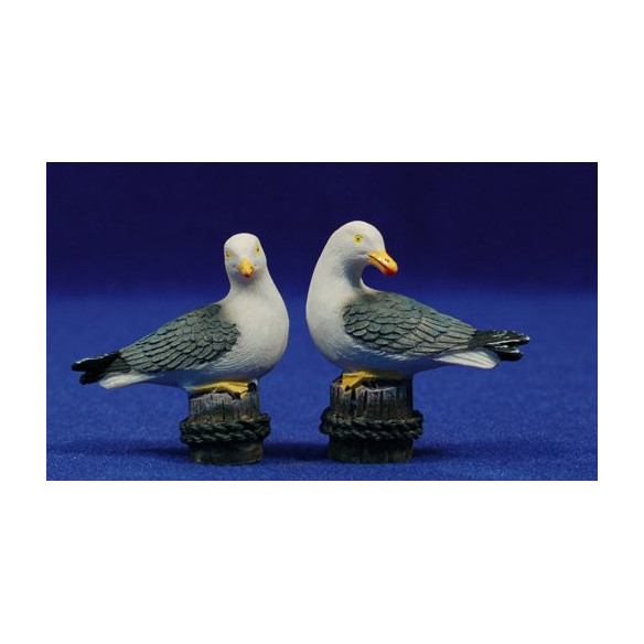 Sea gull 15 cm resin