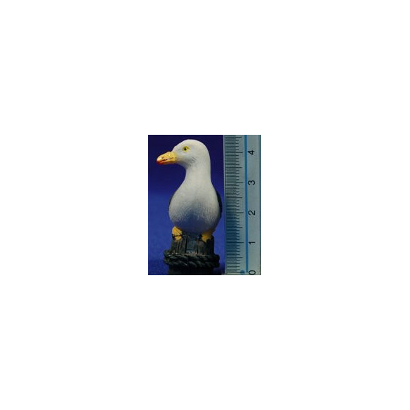 Sea gull 15 cm resin