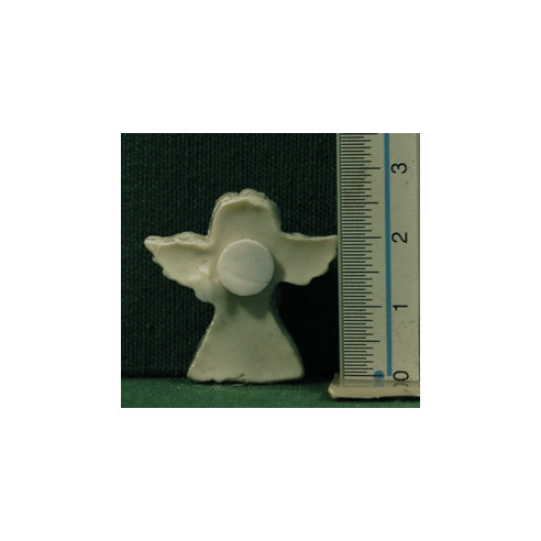 Gruppo dodici angeli argento 3 cm resina