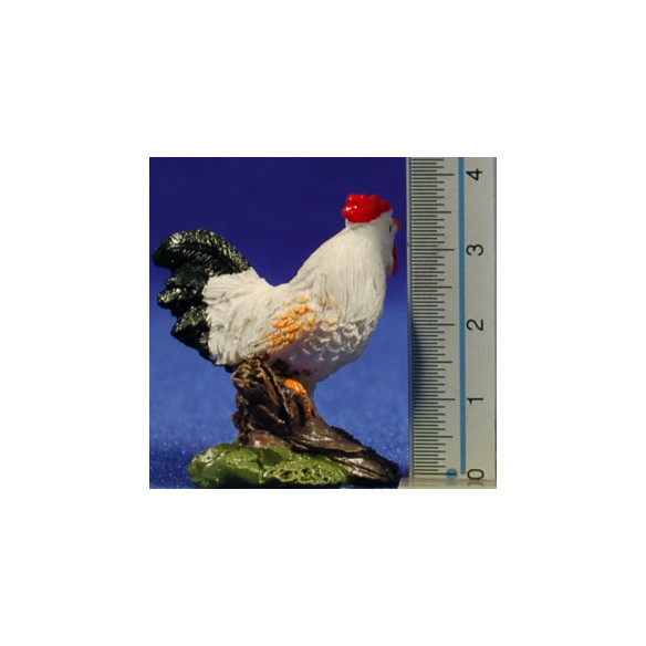 Gallo 10 cm resina
