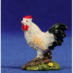 Cock 10 cm resin