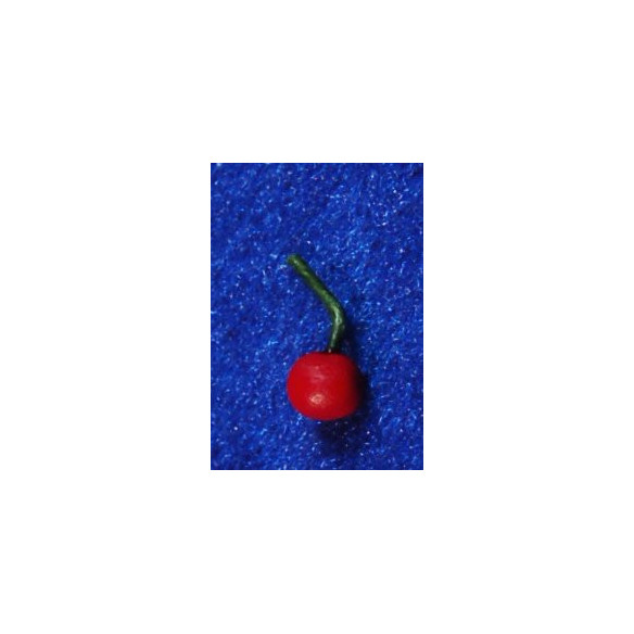 Cereza con tallo 3 mm resina