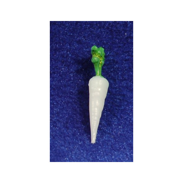 Rábano blanco 2,3 cm resina