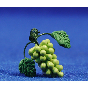 White grape with leaves 1,5 cm resin