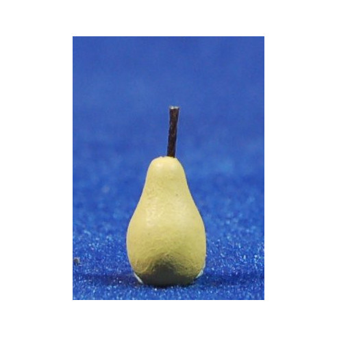 Yellow pear with stem 1,4 cm resin