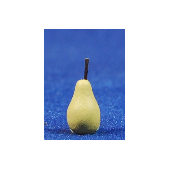 Yellow pear with stem 1,4 cm resin