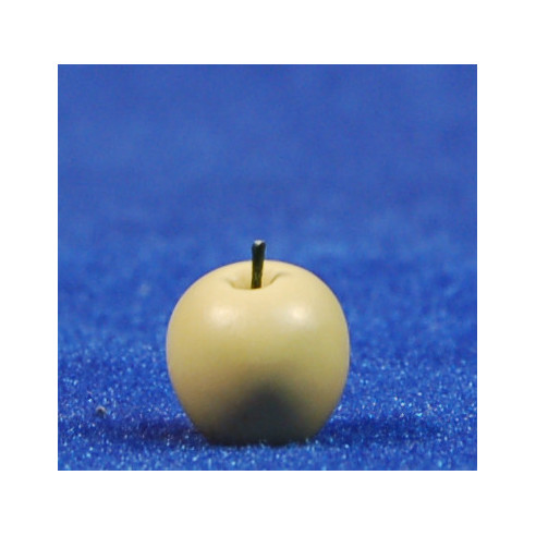 Manzana amarilla 1 cm resina