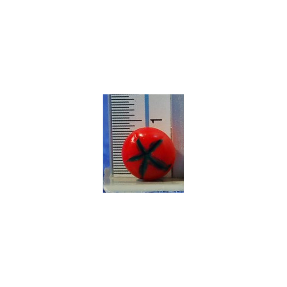Tomate 1 cm resina