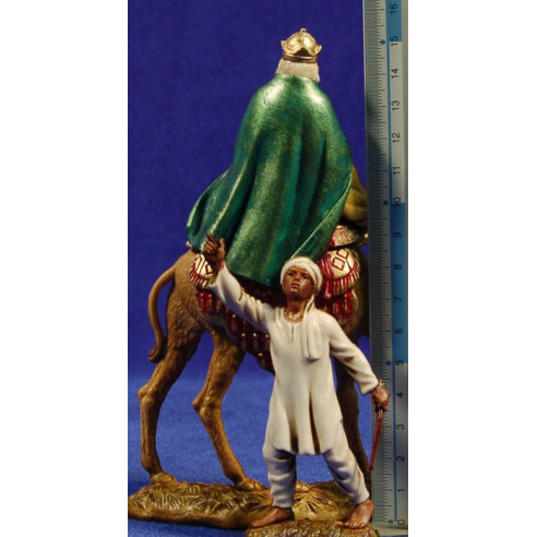 Re magi cammello con cammellieri 10 cm plastica Moranduzzo - Landi