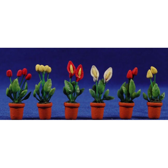 Tulipani 4 cm di resina