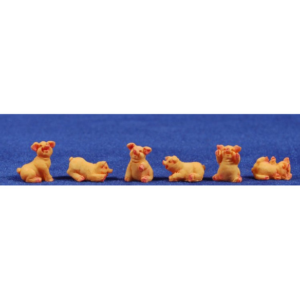 Porc infantil 6 cm resina