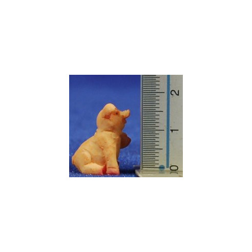 Cerdo infantil 6 cm resina