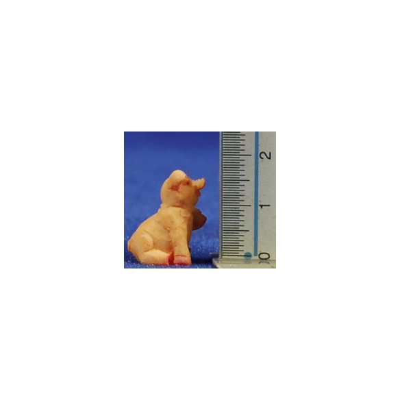Cerdo infantil 6 cm resina
